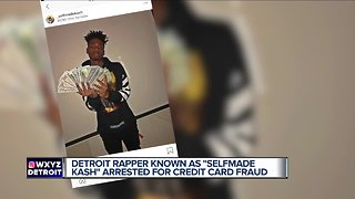 Detroit rapper who wears gold credit card necklace charged with credit card theft