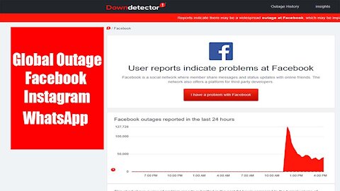 BREAKING Global Outage For Facebook Instagram and WhatsApp