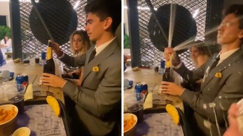 Epic fails: How NOT to open a bottle of champagne