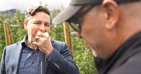 Conservative Canadian Lawmaker Spars With Left-Wing Journalist While Casually Eating an Apple