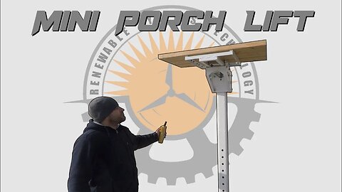 Building A Mini Porch Lift (For My Grandparents) - Plans Available