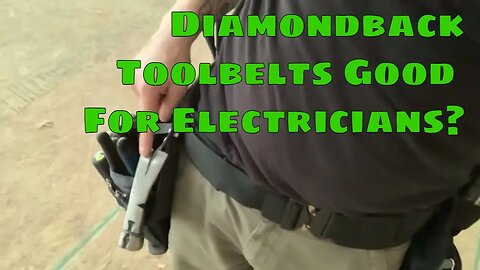 Electrician Tests Out a Diamondback Tool Belt