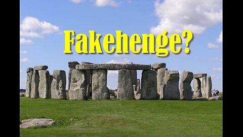 To insert false narative of human primitivism in past generations, Stonehenge was perfect!