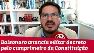 Rodrigo Constantino: Bolsonaro acuado em luta pela Constituição