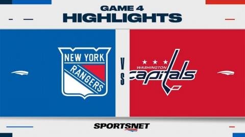 NHL Game 4 Highlights _ Rangers vs. Capitals - April 28, 2024