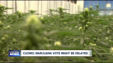 Cuomo: marijuana vote might be delayed