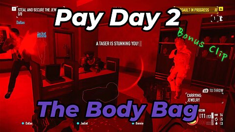 Payday 2 Single Player: Risk It All for a Body Bag! Intense Heist American Style