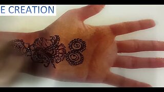 easy & beautiful Arabic mehndi design