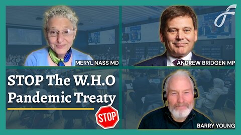 Stop The WHO Pandemic Treaty - With Meryl Nass MD, Andrew Bridgen MP & Barry Young