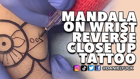 Wrist Mandala Tattoo Reversed