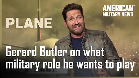 Gerard Butler on what military role he wants to play and new film Plane in Kellen Giuda interview