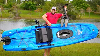 The real Kayak Killer Pelican Getaway 110 HDII Hydryve pedal kayak!