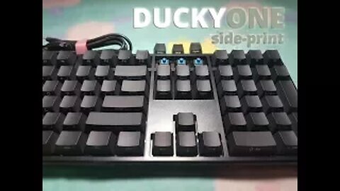 Unboxing Ducky One Side-Print PBT [FULLSIZE] (Blue Cherry MX)