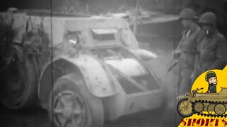 Italian Armored car and destroyed Sherman Normandy #shorts 62