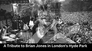 The Rolling Stones Epic Tribute to Brian Jones A Historic Moment in Hyde Park #short #rollingstones