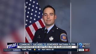 Viewing for fallen firefighter Nathan Flynn