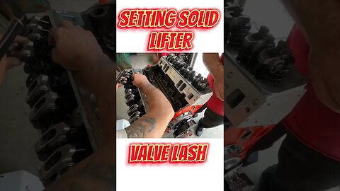 Setting Solid Lifter Valve Lash on a 1970 Chevrolet LT-1 350 Small Block #shorts