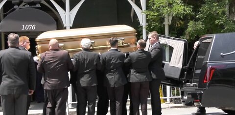 Former President Trump attends Ivana Trump Funeral_