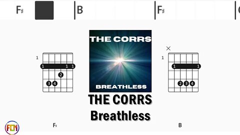 THE CORRS Breathless - Guitar Chords & Lyrics HD