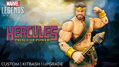 Custom Marvel Legends Series Retro Carded Hercules Action Figure