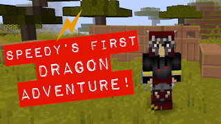 ⚡️ Speedy's first dragon adventure 🐲 ~ Minecraft DragonFire mod roleplay