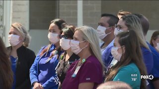 Lee Health honors healthcare workers on anniversary of first COVID-19 death