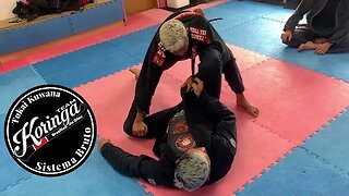 ラーダ逃れる柔術送襟絞 (Kuwana BJJ:Lasso Escape) 01 13 2023