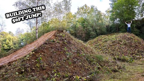 RE- BUILDING THIS MASSIVE 50ft QUARRY JUMP!