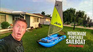 Live Recording: starting to build Portable Sailing Boat