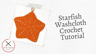 Starfish Washcloth Free Crochet Pattern Workshop
