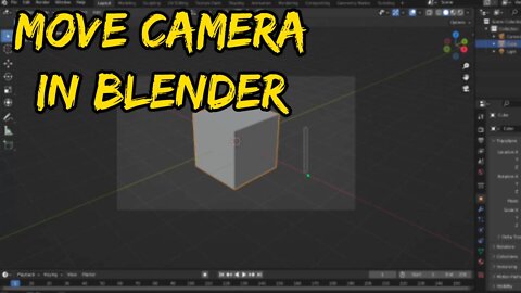Move Camera For Rendering In Blender Tutorial