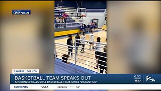 Basketball Team Speaks Out After Announcer Calls Team Names "Disgusting"