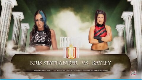 WWE X AEW Bayley vs Kris Statlander