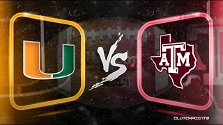 MIAMI vs TEXAS A&M | 2022 College Football Livestream & Commentary