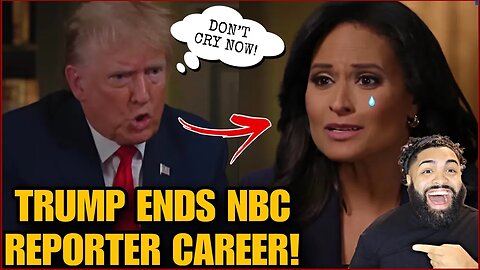 Holy MOLY!! Trump ENDS the career of Woke NBC Anchor for LYING to his Face About What happened on J6