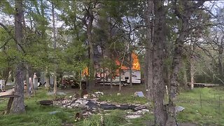 Trailer fire