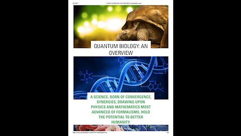 Quantum Biology: The Hidden Nature of Nature