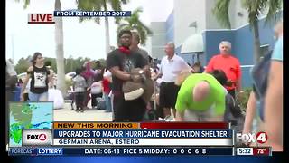 Upgrades coming to major hurricane evacuation shelter