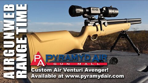 Custom Air Venturi Avenger .25 in AGW Colors! - Let’s test it with ATN and JSB at 50 Yards!