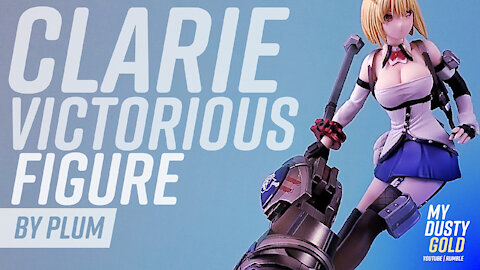 Claire Victorious Figure - Plum PVC Figure