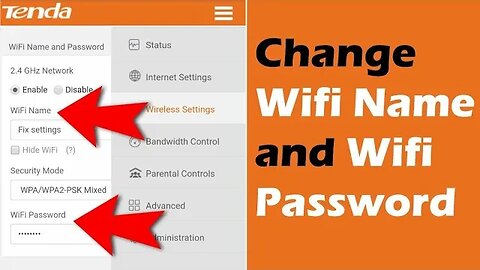 how change WiFi password | tanda router settings | #tandawifipassword #wifisetting #connect