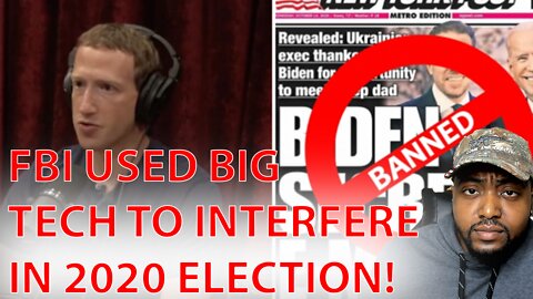 Mark Zuckerberg ADMITS To Joe Rogan Facebook COLLUDED With FBI To Censor Hunter Biden Story!