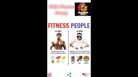 🔥Fitness people in 1960 v/s in 2021🔥#fitness🔥#wildfitnessgroup🔥#shorts🔥