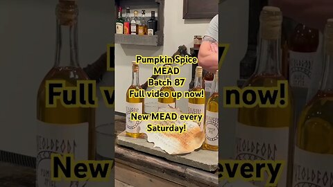 Pumpkin Spice MEAD! Batch 87 inspired by the USA! New MEAD every Saturday! #MEAD #pumpkin #usa