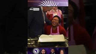 African Sista Excited To See King Charles Crawls On Her Knees To Greet Him