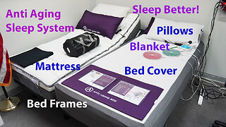 Anti Aging Bed Better Sleep System with Grounding Sheets and Bed Covers