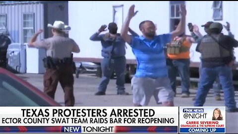 Texas bar owner, armed men arrested at reopening after standoff with police