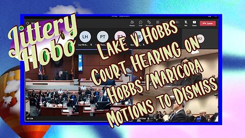 Lake vs Hobbs Court hearing on Hobbs's/Maricopa Motions to Dismiss 12/19/2022