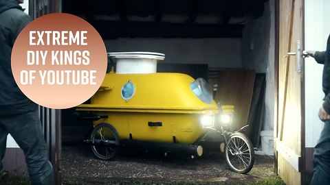 Bathtub submarine? These guys make awesome contraptions