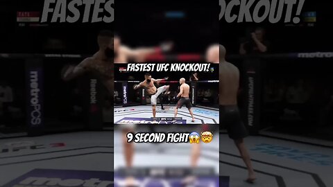 WATCH THIS! THE FASTEST UFC MATCH IN HISTORY!🤯😱 #ufc #fight #shorts